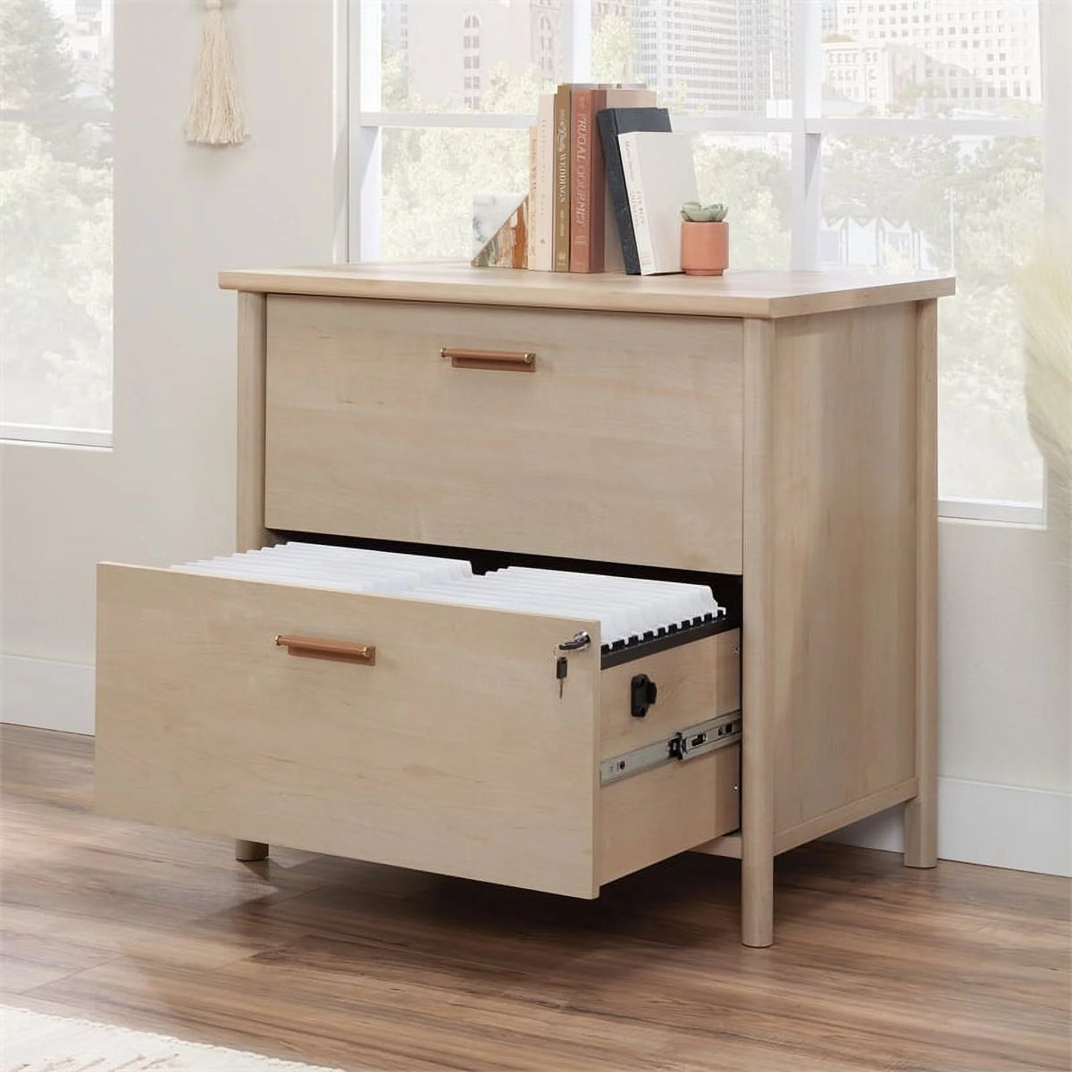 Engineered Wood Lateral File in Natural Maple Finish M716