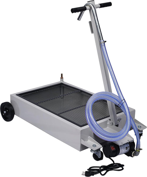 17 Gallon Oil Drain Pan with Electric Pump J450