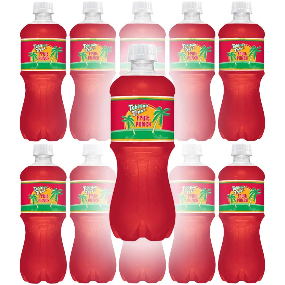 Tahitian Treat Fruit Punch Soda 20oz Bottles, Quantity of 24 D24899