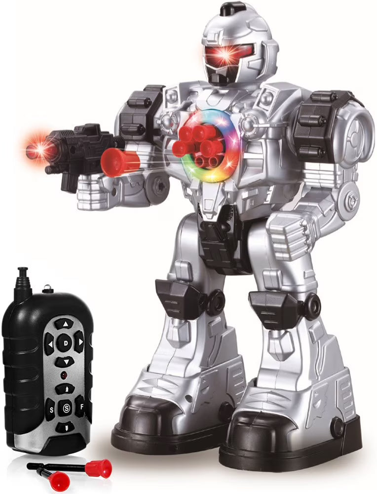 Robot Toy with Flashing Lights 10 Functions S452635