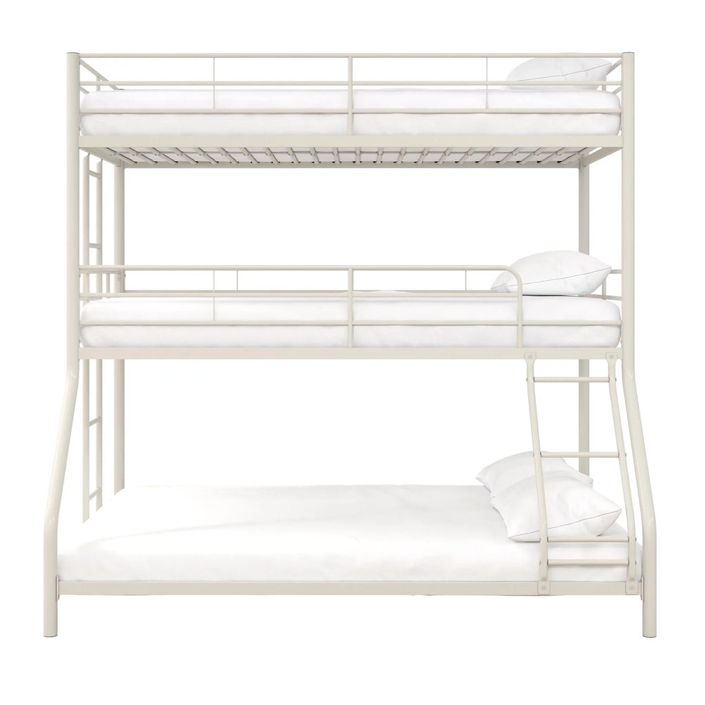 Off White Triple Bunk Bed C1178
