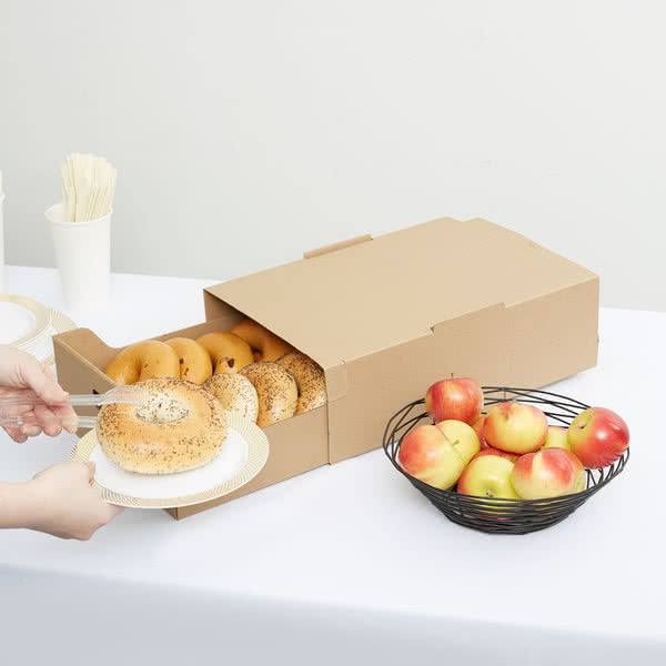 Large Catering Container Food Tray with Cover, Case of 15 X867586