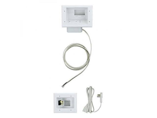 Flat Panel TV Cable Organizer Kit with Power Solution B28772
