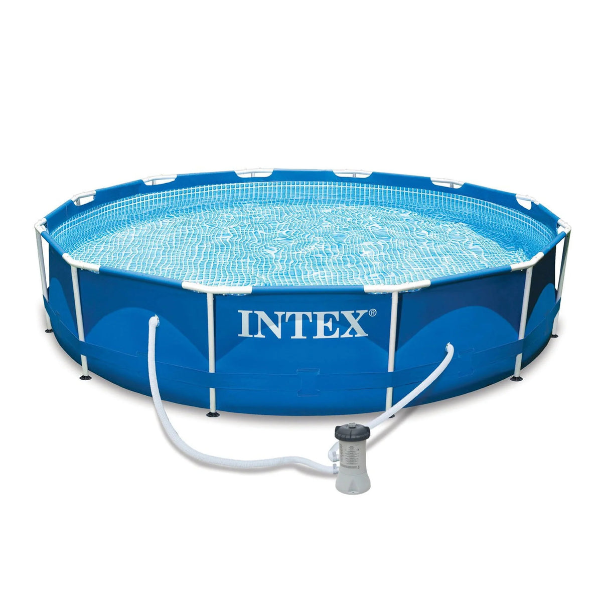 12' x 2.5' Round Pool with Filter Pump and Cleaning Kit Y16283