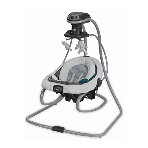 Removable Swing Seat Swing and Rocker with 6 Swinging Speeds E9985