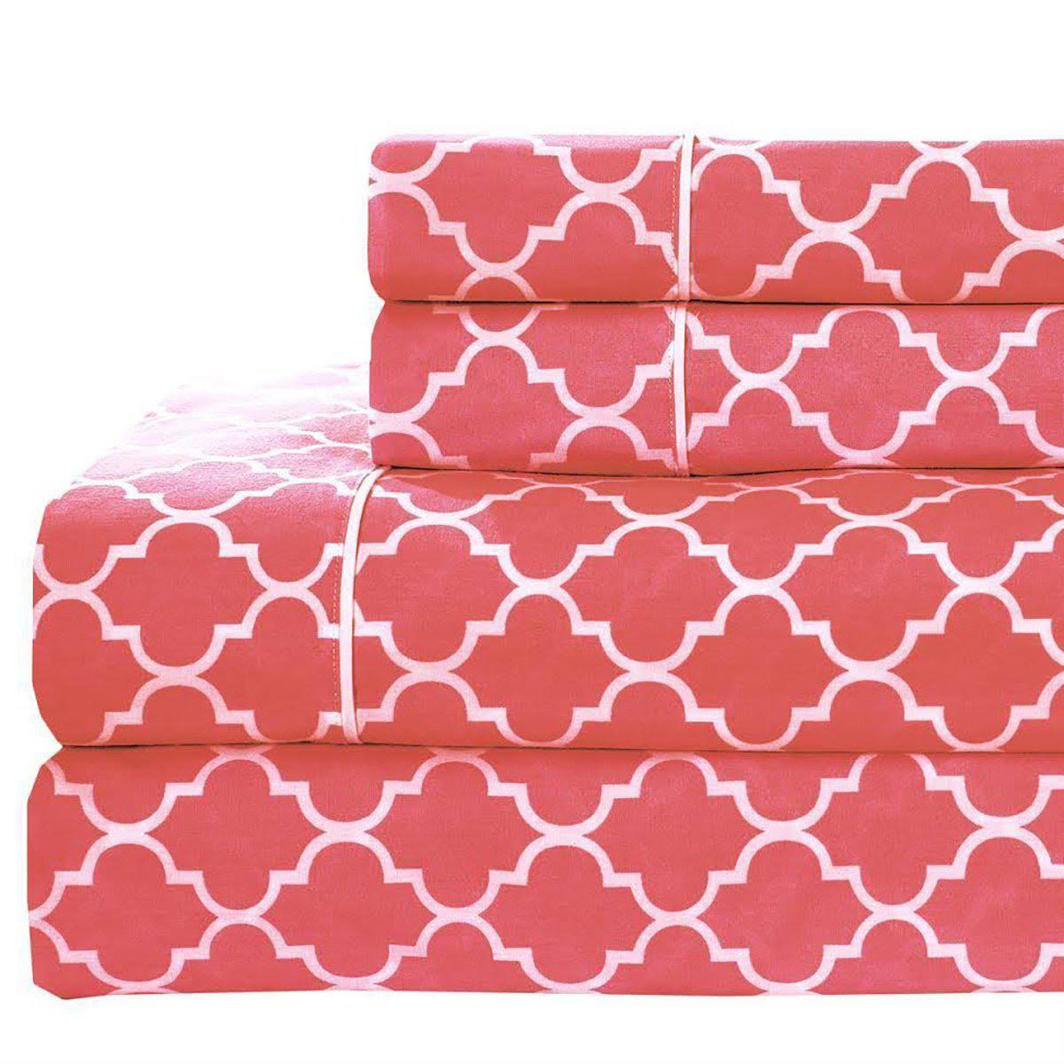 100% Cotton Printed Sheets California King U14229
