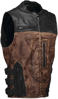Brown SM Vest Y606