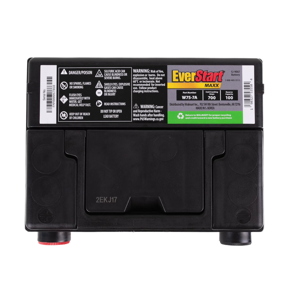 Group Size 75 12 Volts 700 CCA Automotive Battery S51129