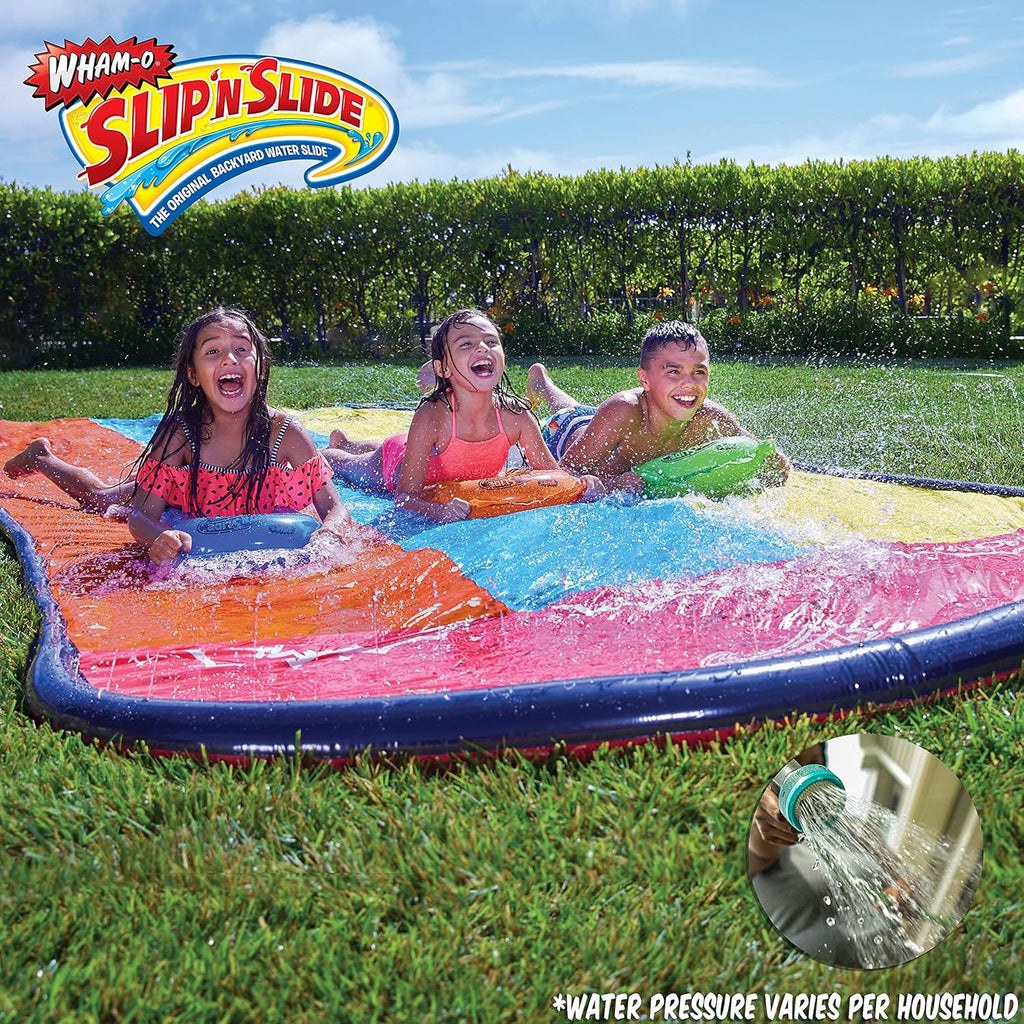 Triple Slip and Slide with 3 Bodyboards Water Slide M61697