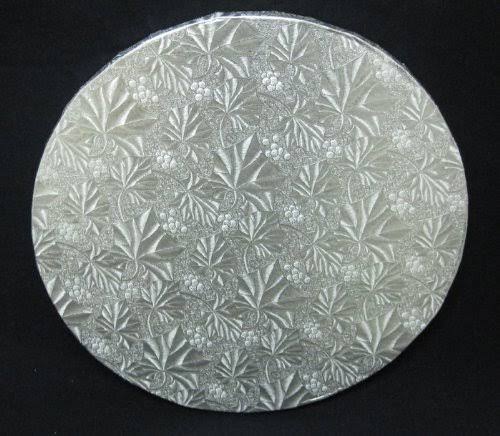 Round Silver Cake Board Pack of 6 A2019