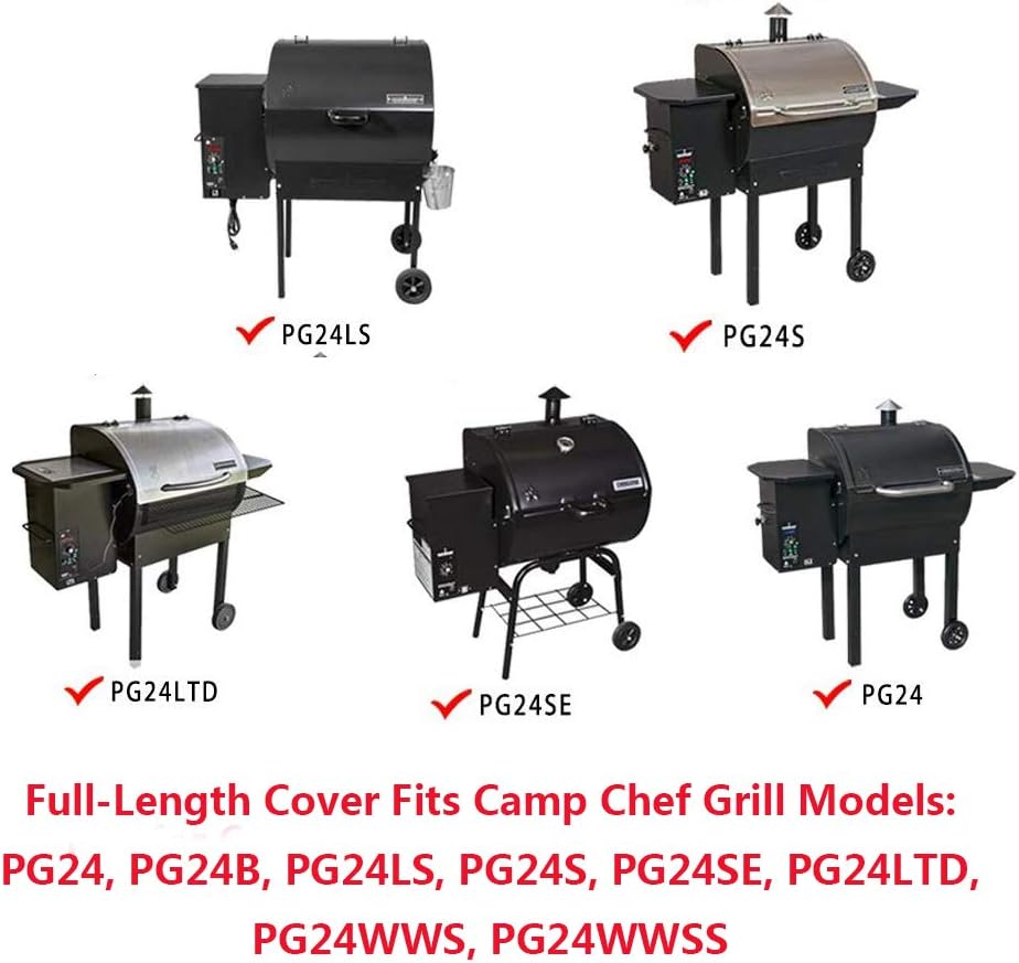 Heavy Duty Waterproof Grill Cover for Pellet Grills X309