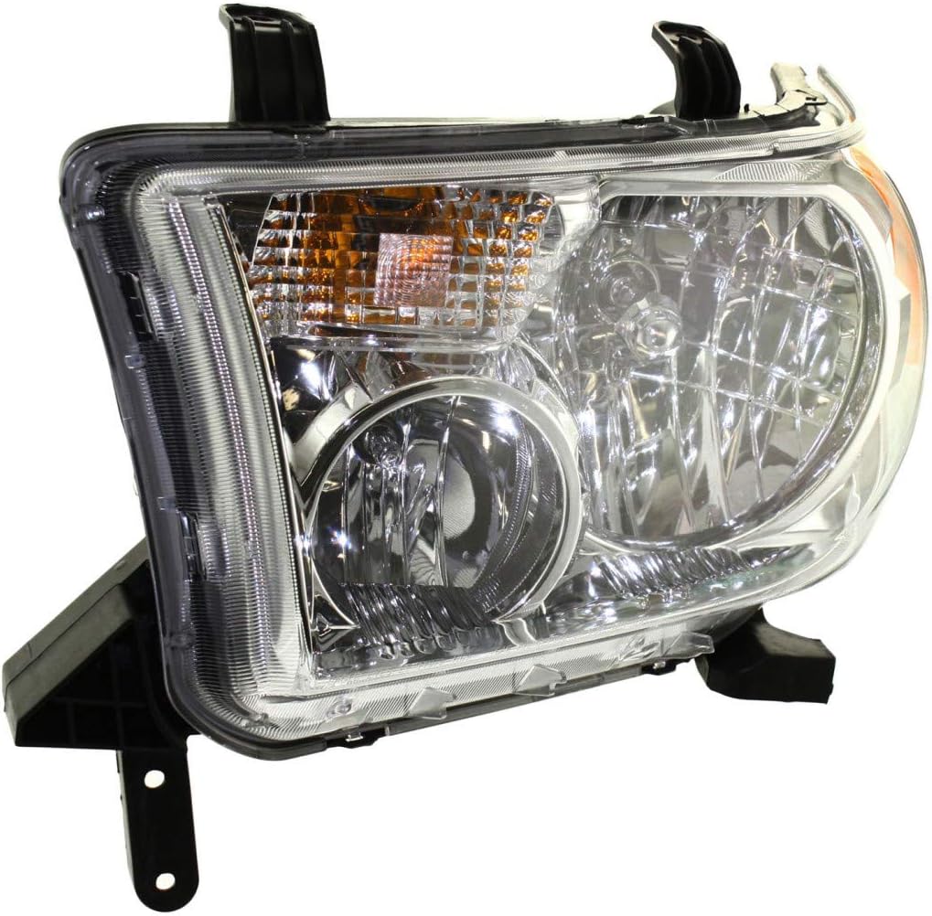 Headlight Assembly for Toyota Sequoia 2008-2017 Driver Side with Bulbs S127