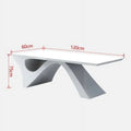 White Office Desk with Filing Cabinets Q8450