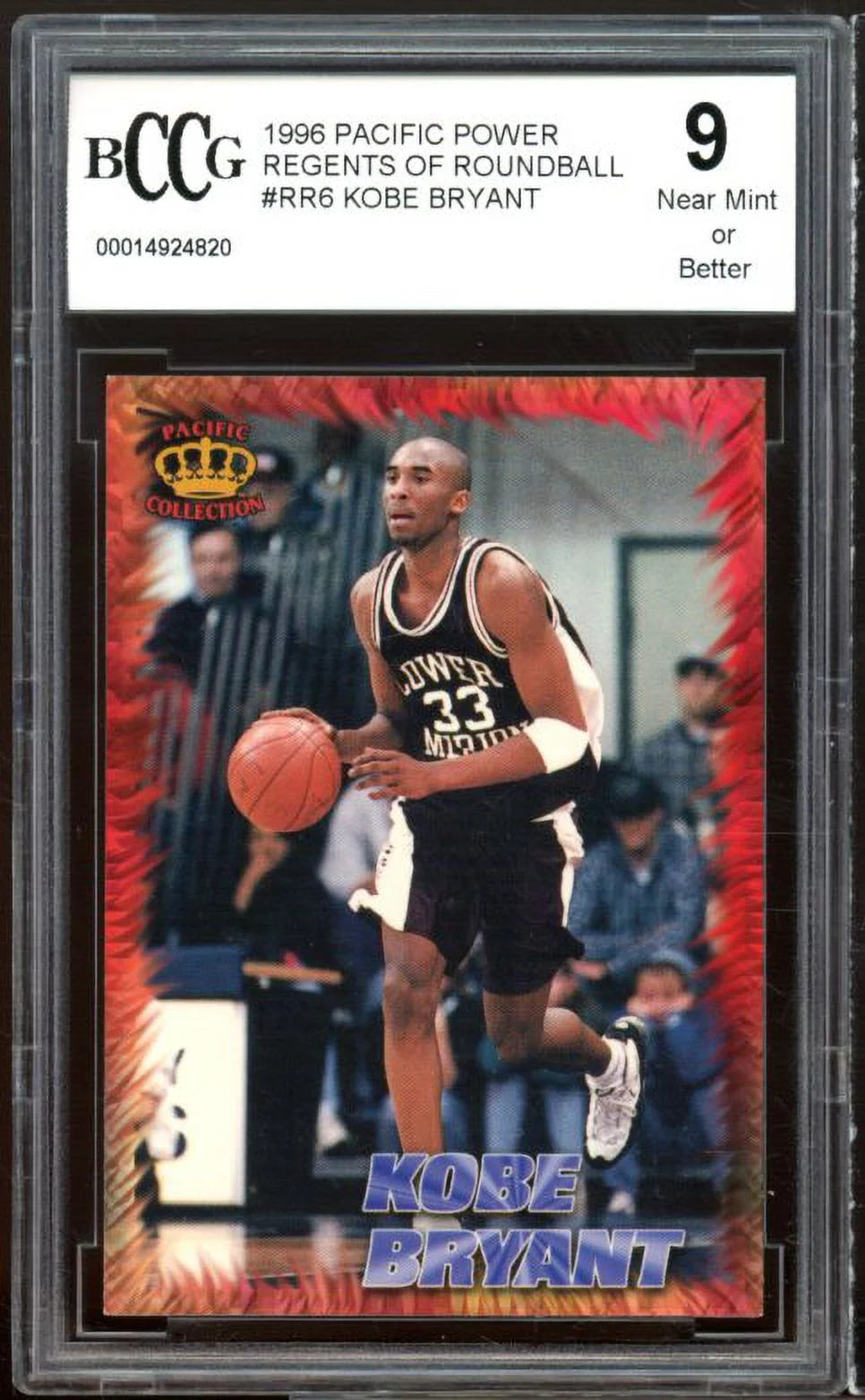 1996 Pacific Power Roundball Kobe Bryant Rookie Card J768199