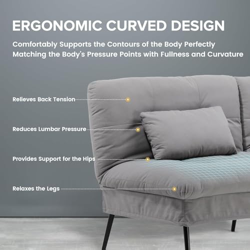 Black Convertible Sofa Bed V4121