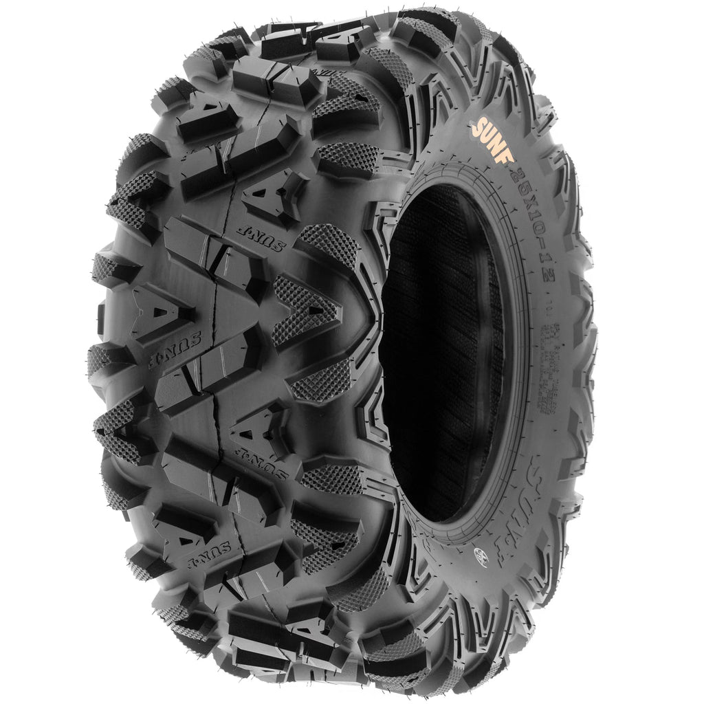 All Terrain ATV UTV Tires 25x10-12 6 PR Pair of 2 Z600006
