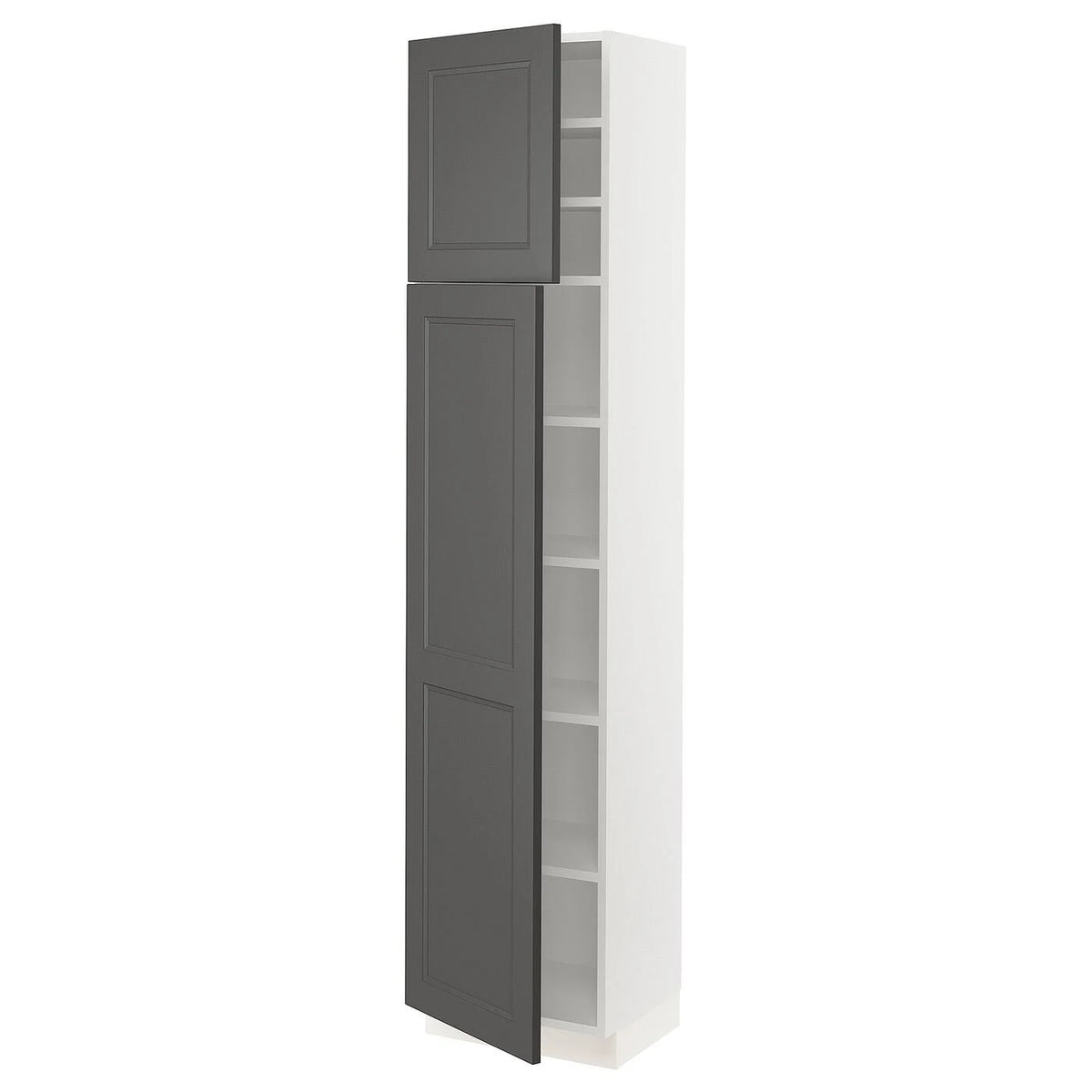 White High Cabinet with Shelves & 2 Doors K776182