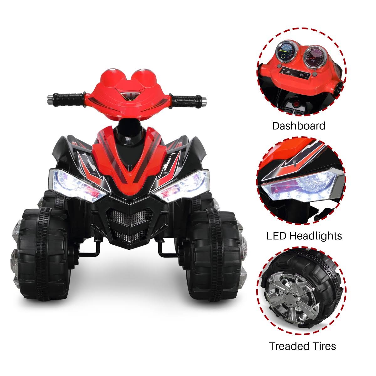 Red 12V Electric Ride on ATV Car G85302