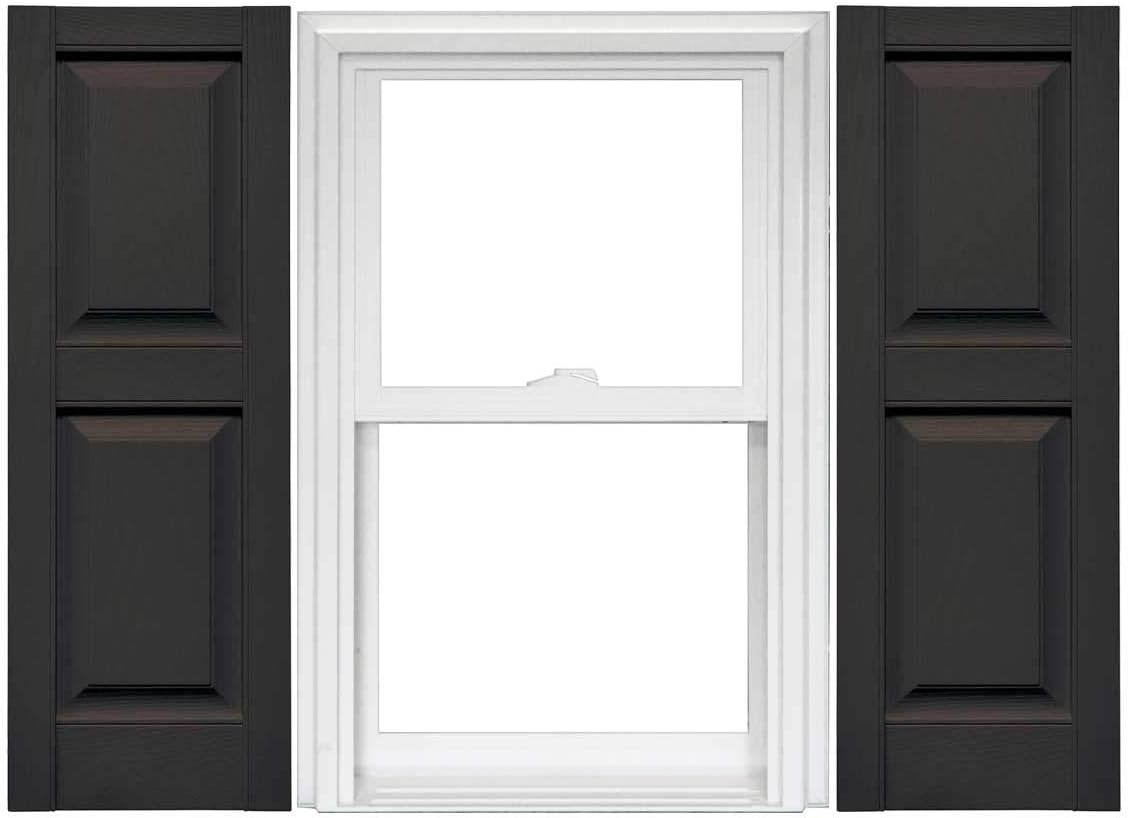 Raised Panel Vinyl Shutters 1 Pair 14.75 x 59 Classic Blue Z80687