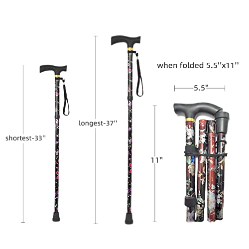 Lightweight Adjustable Aluminum Folding Cane E79826