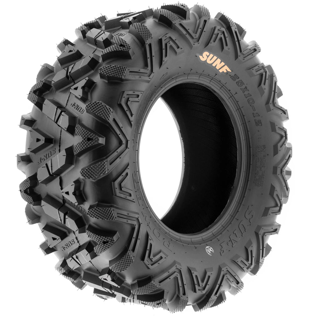 All Terrain ATV UTV Tires 25x10-12 6 PR Pair of 2 Z600006