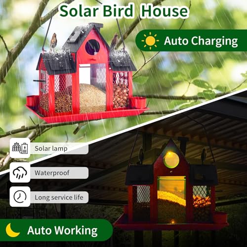 Hanging Metal Squirrel Proof Bird Feeder Z1874