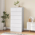 White 7 Drawer Dresser F185
