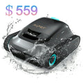 Cordless Robotic Pool Vacuum Cleaner with Wall Climbing W154302