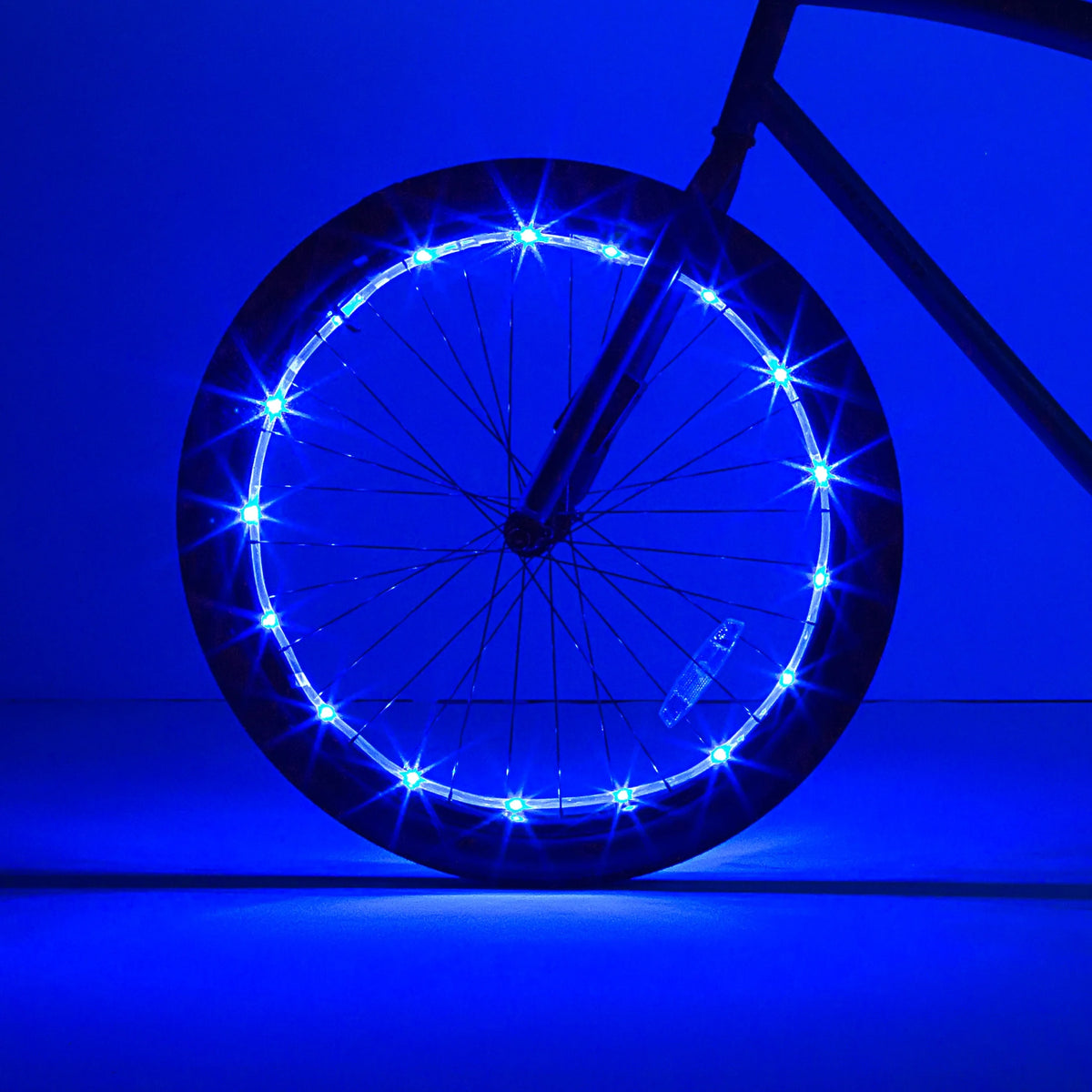 Blue LED Bicycle Wheel Light (2 pack) B313637
