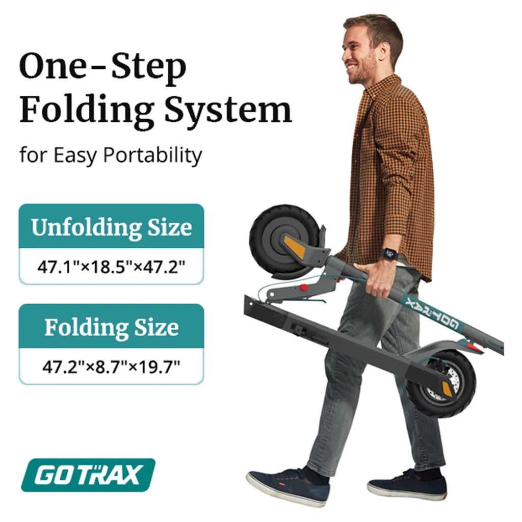 Gray 300W 10" Tire Foldable Electric Scooter A49472
