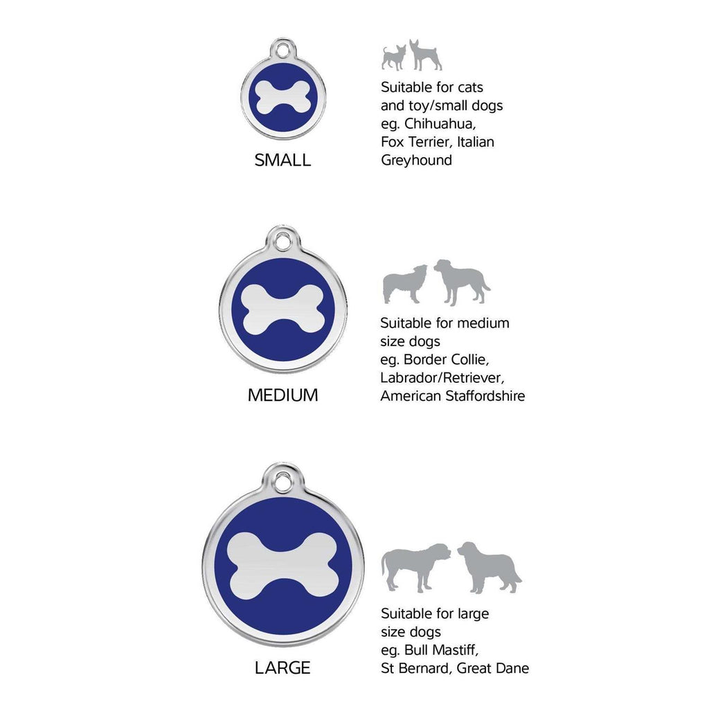 Enamel Pet ID Tag Heart P371151