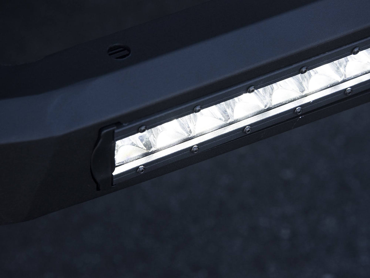 Matte Black Bull Bar with LED Y114