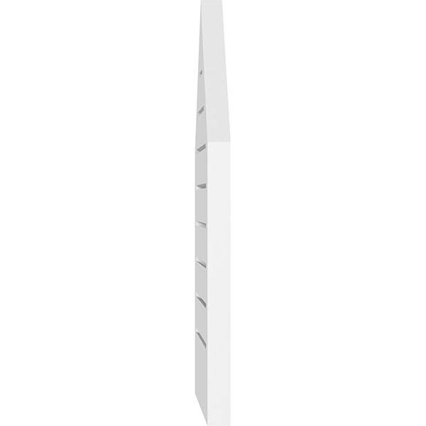 Peaked Top Surface Mount PVC Gable Vent H3997