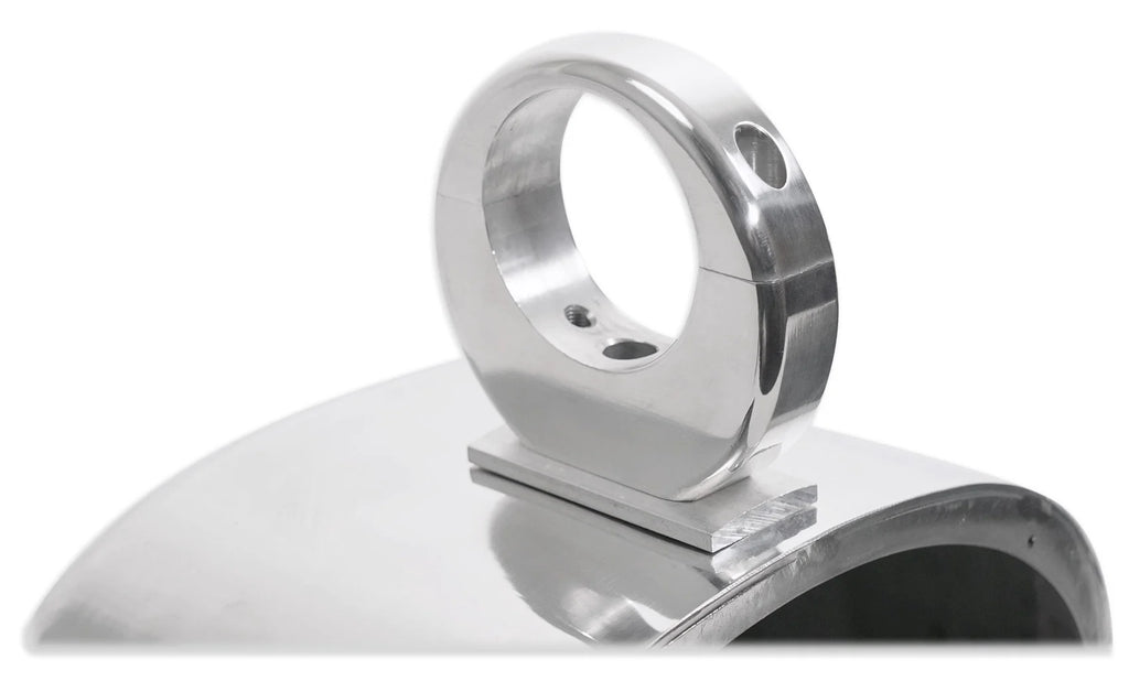 Polished Silver Aluminum Wakeboard Tower Speaker Enclosures S782397
