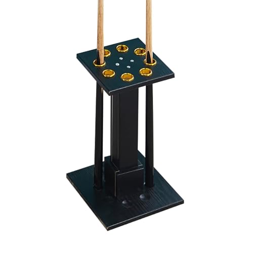 Floor-Standing Pool Cue Rack Holds 8 Cues MDF Billiard Stick Holder B8834