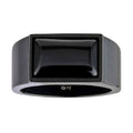 Black Ion Plated Stainless Steel Ring D577999