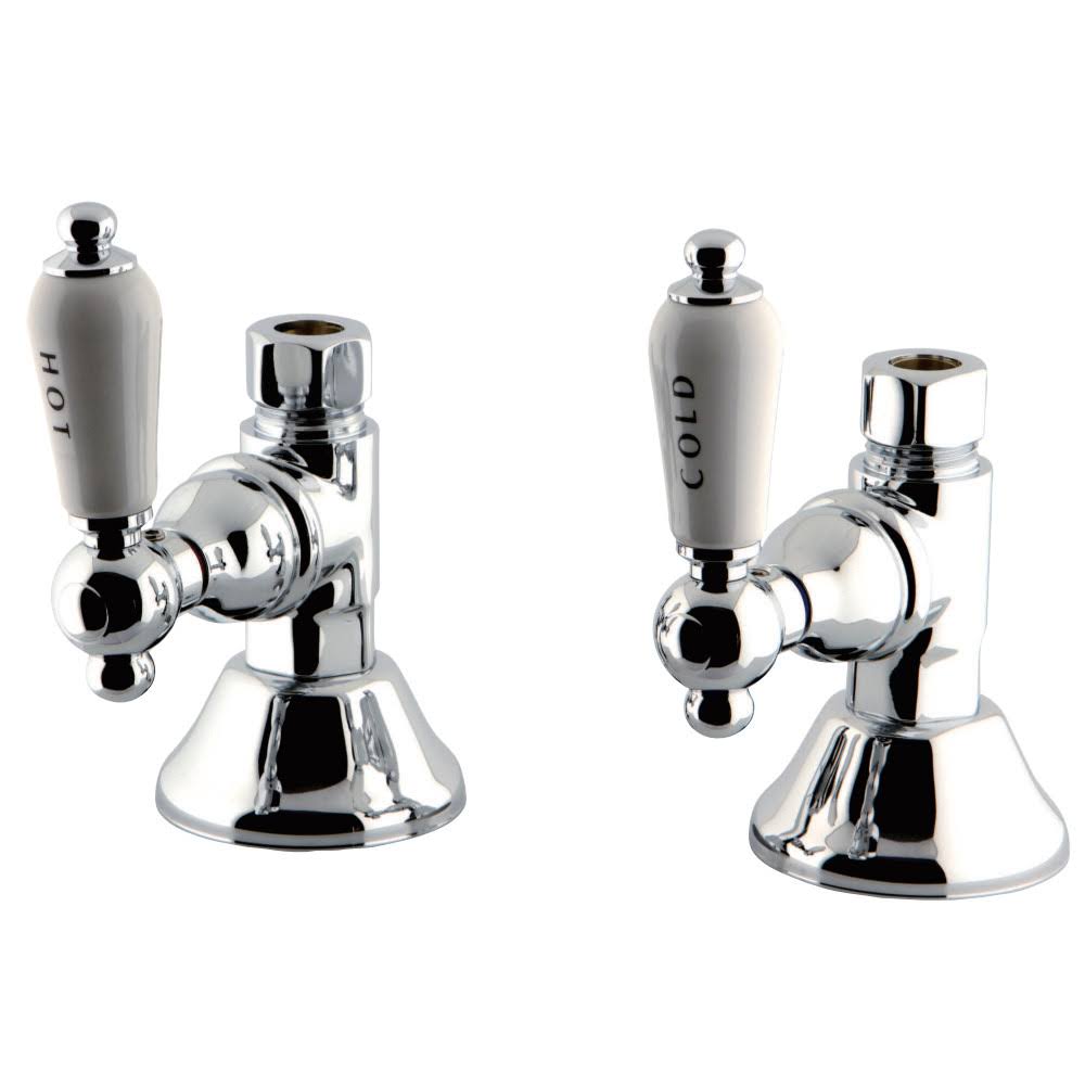 Polished Chrome Straight Stop Shut Off Valve M443