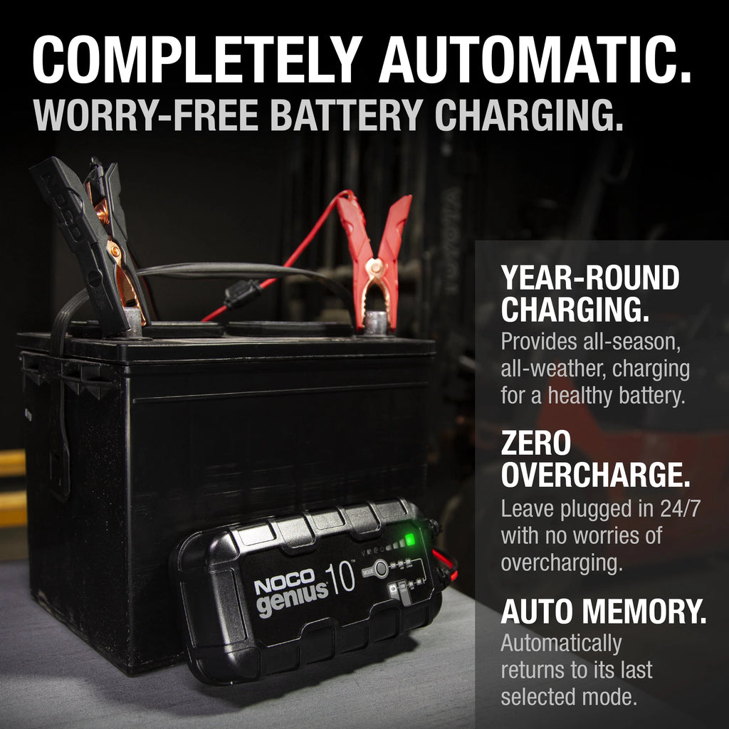 6V/12V 10A Smart Battery Charger and Maintainer B9100