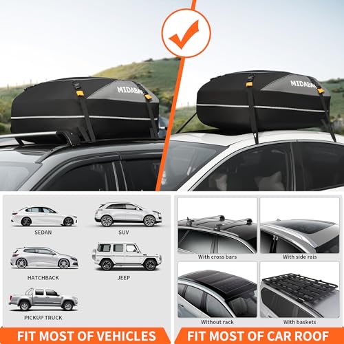 20 Cubic Waterproof Car Roof Top Carrier with Anti-Slip Mat P865