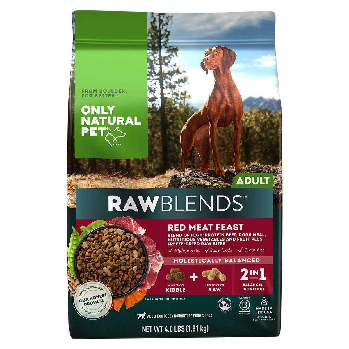 High-Protein Red Meat Dry Dog Food A1447