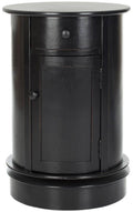 Black Swivel Accent Table R8026