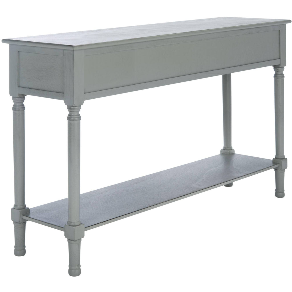 3 Drawer Console Distressed Grey Q88249