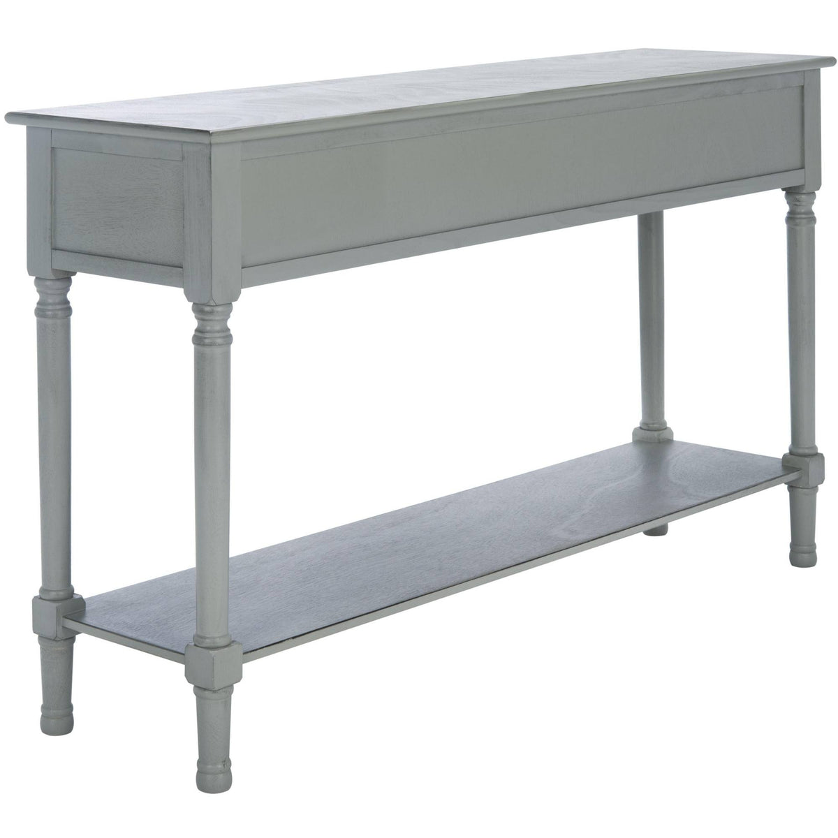 3 Drawer Console Distressed Grey Q88249
