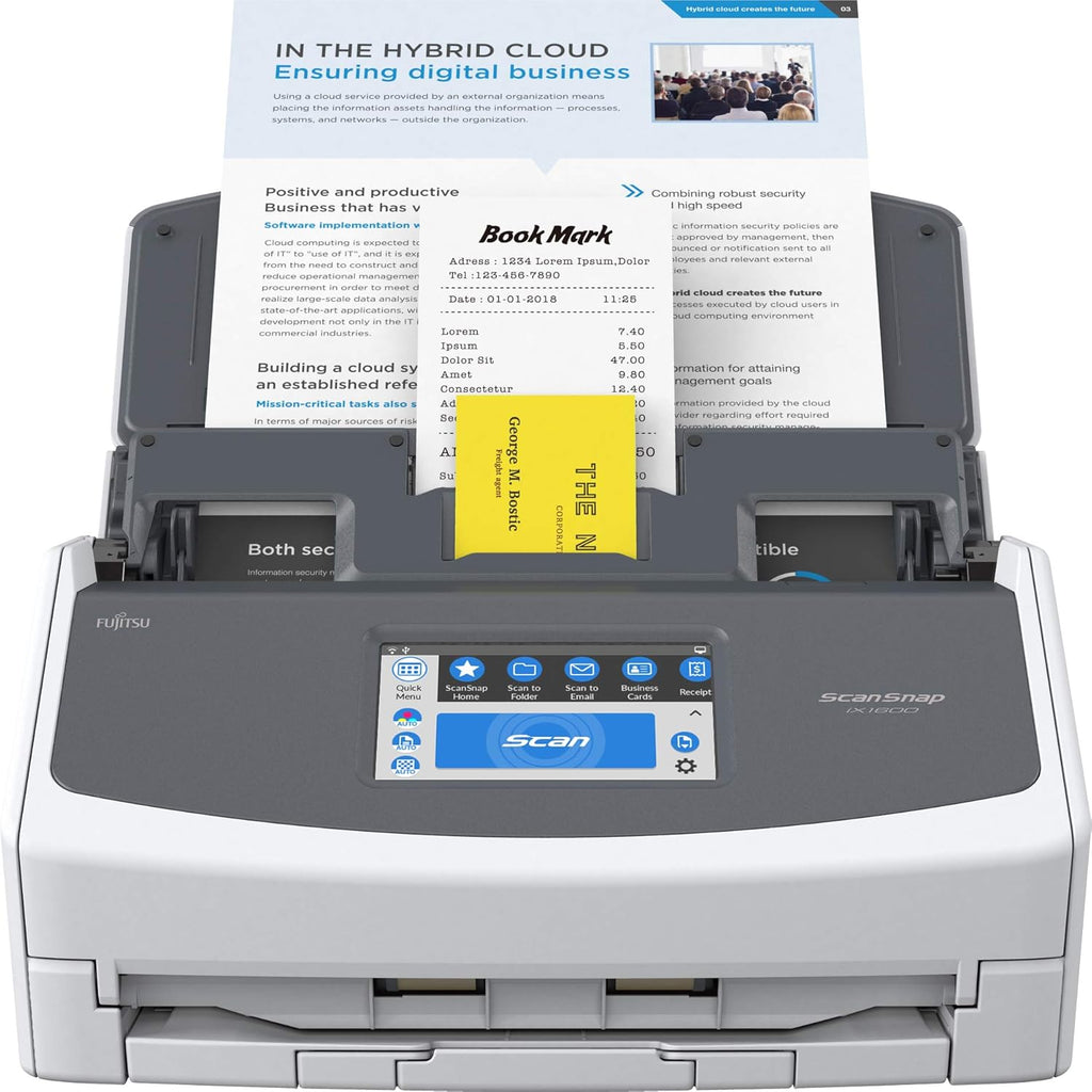 Black Document Scanner O432604