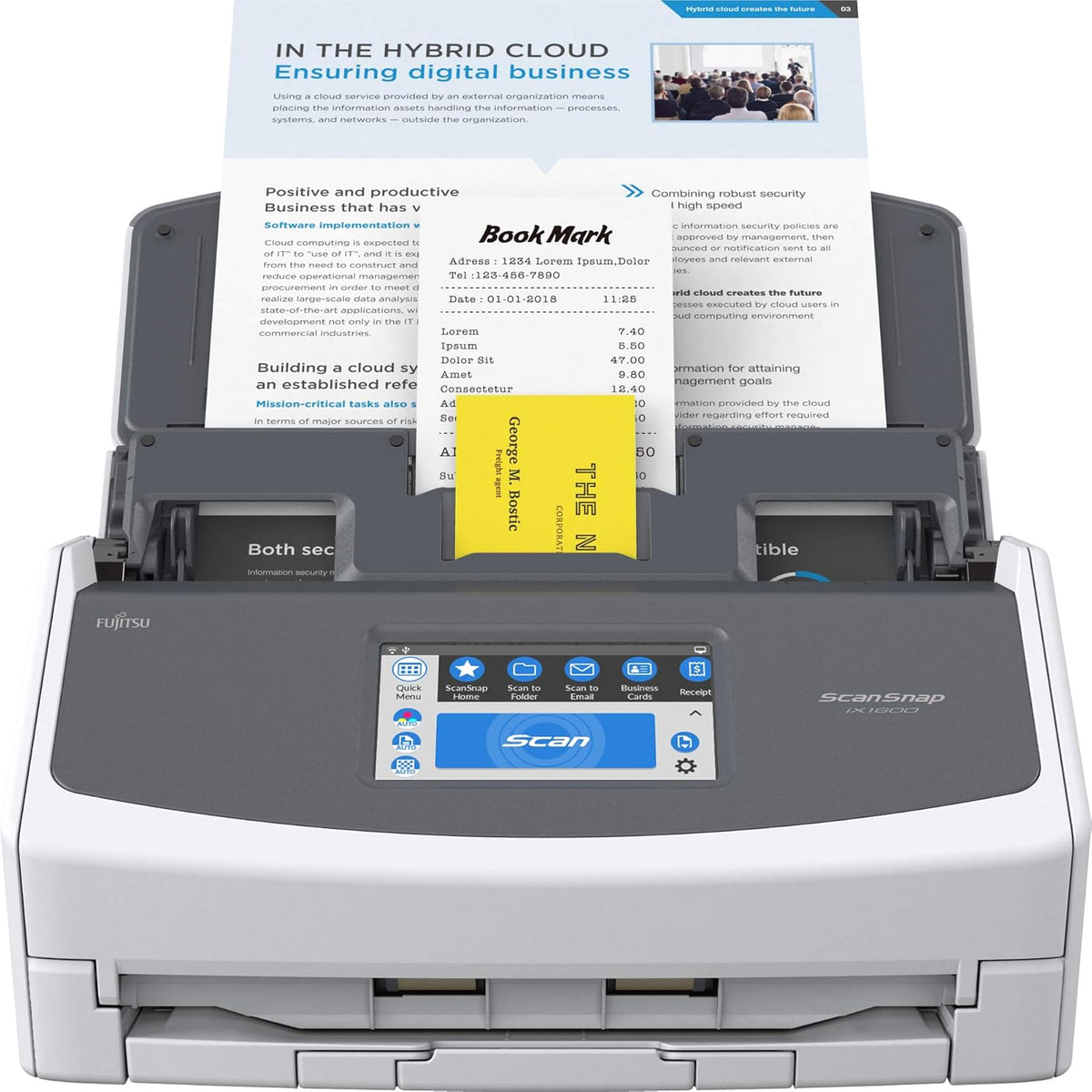 Black Document Scanner O432604