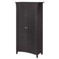 Vintage Black Kitchen Pantry Cabinet with Doors M25670