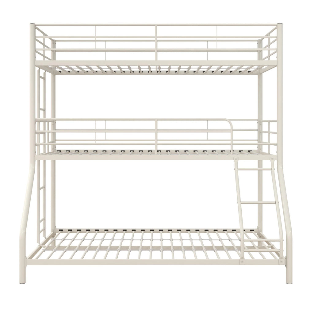 Off White Triple Bunk Bed C1178