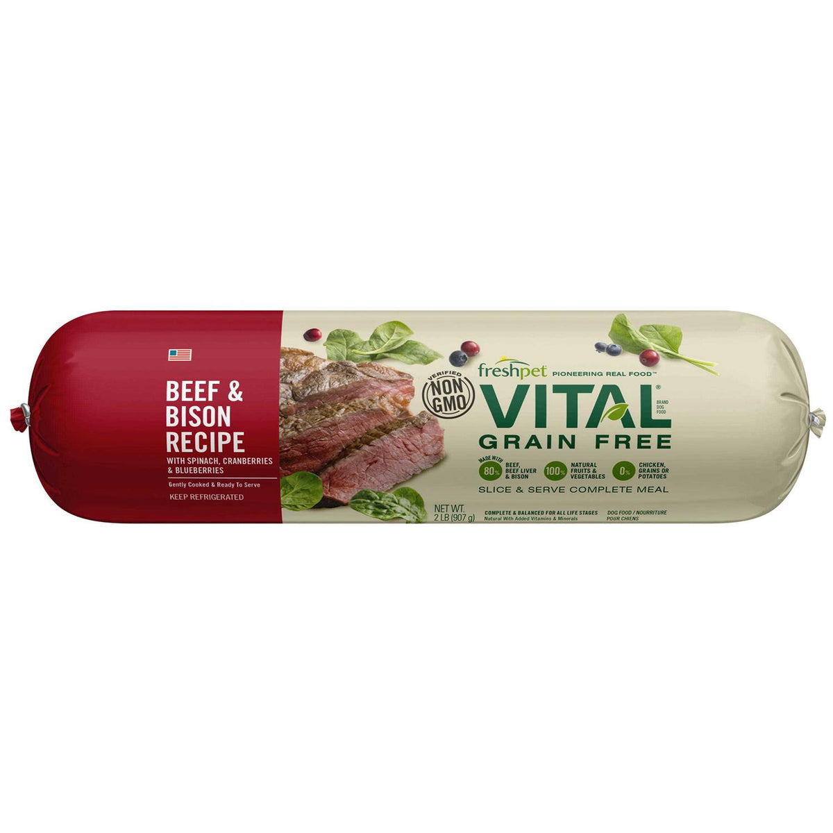 Grain-Free Beef & Bison Dog Food F130746