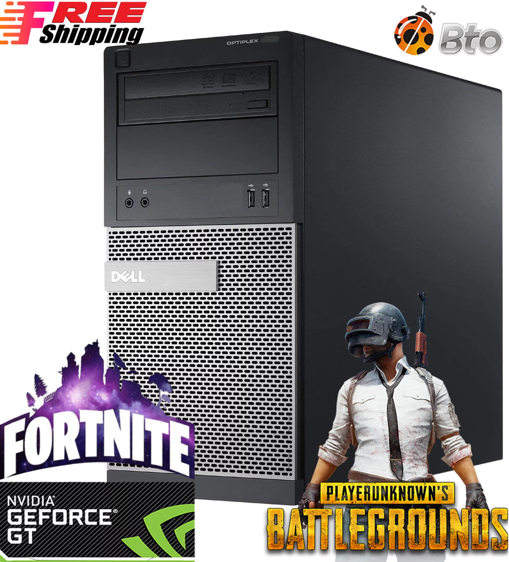 Restored Intel Core i7 16GB Ram 2TB HDD GT 1030 Desktop Computer T8532