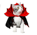 4-Piece Halloween Pet Cosplay Vampire Cloak X5569